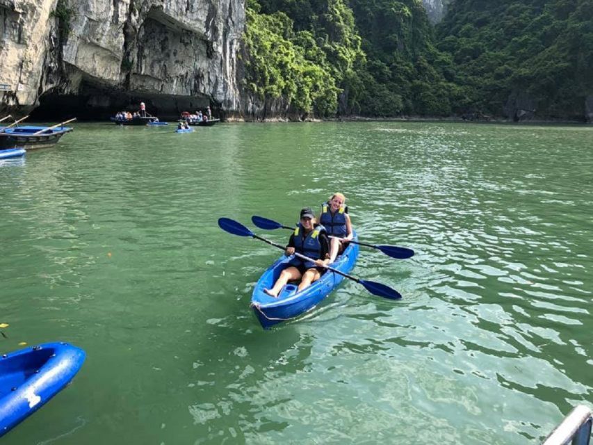 2-Day: Hanoi - Ninh Binh - Halong Bay Luxury Cruise - Luon Cave kayaking: calm water, bright scenery, real control