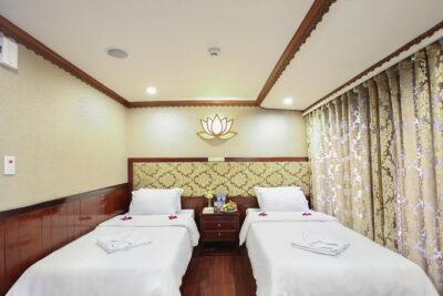 2-Day Oriental Sails Junk Cruise of Halong Bay - Day 1: Sung Sot Cave and Titop Island, with sunset built in