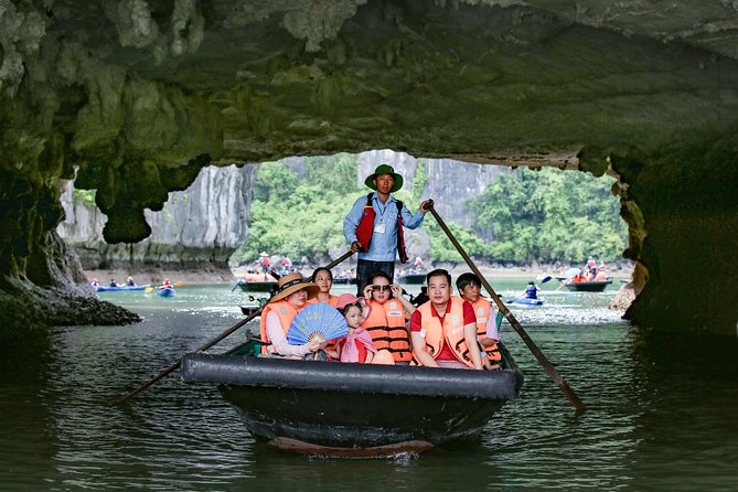 2-Day Oriental Sails Junk Cruise of Halong Bay - Day 2: tai chi at dawn, then Luon Cave by kayak or sampan
