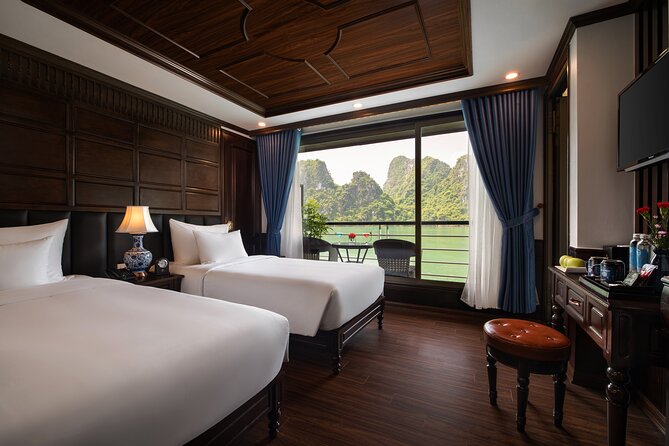 All-Inclusive 3 Day/2 Night Halong Luxury Cruise Meals, Cave, Kayaking, Swimming - The cabin reality: balcony views, comfort, and maintenance risk