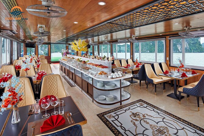 Cozy Bay Halong 5-Star Day Cruise, Buffet, Cave, Kayak, Swimming - Key things that make this day cruise worth your time
