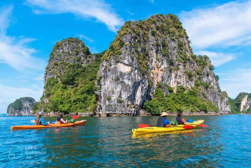 From Hanoi: 1 -Day Halong Bay Cruise With Big & Small Groups - The cruise portion: 5 hours on the bay with multiple stops
