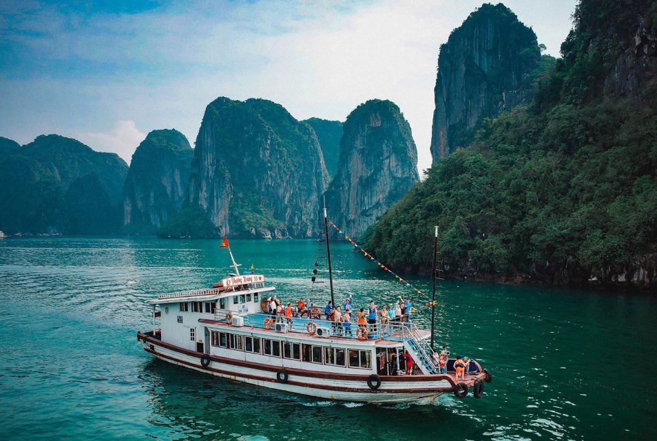 From Hanoi: Halong Bay Day Trip with Lunch and Transfers - Titop Island hike and Titop Beach swim: when the bay looks postcard-perfect