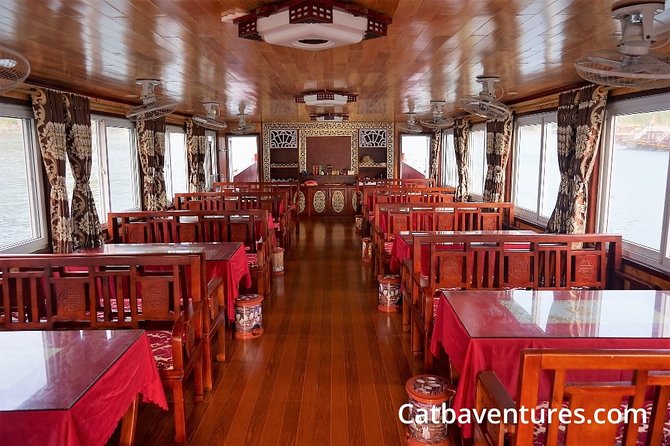 Full day trip to Lan Ha-Ha Long Bay from Cat Ba, avoid the crowds - Lunch on board: included, filling, and easy