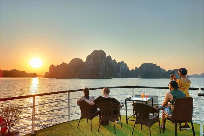 Ha Long Bay Cruise Day Tour - Cave, Kayaking, Swimming & Lunch - Boat Time, Sunset Party, and the Lunch Reality Check