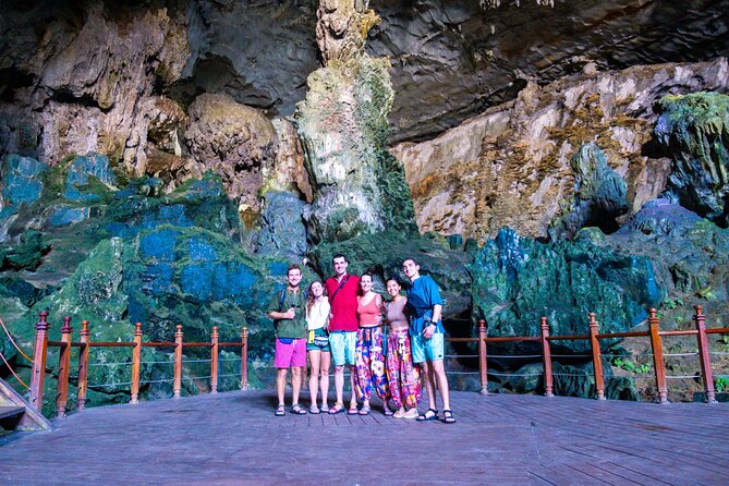 Ha Long Bay Cruise Day Tour-Cave, Kayaking,Ti top island & Lunch - Luon Cave: kayaking or bamboo boating in the tightest time block