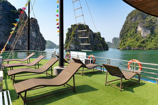 Ha Long Bay Cruise Day Tour with lunch, kayaking, surprise cave & titop island - Boarding at Tuan Châu: What the Boat Experience Feels Like