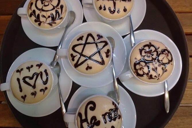 Ha Noi Egg Coffee Class - Extras that show up in real sessions: salt, coconut, and foam art