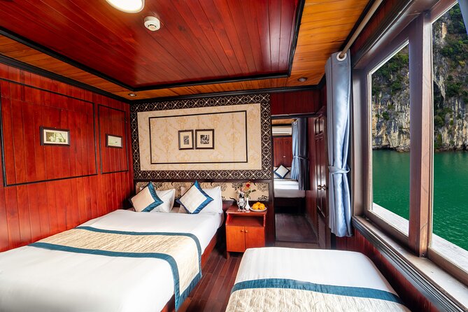 Halong Bay 2 Days 1 Night Traditional Boat - Day 1: Sung Sot Cave and Ti Top Island at a comfortable pace