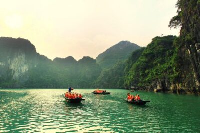 Halong Bay 2D1N BEST CRUISES All-Inclusive: Transfer, Meals, Kayak, Cave, Island - Hanoi Pickup and the Road to Halong Bay