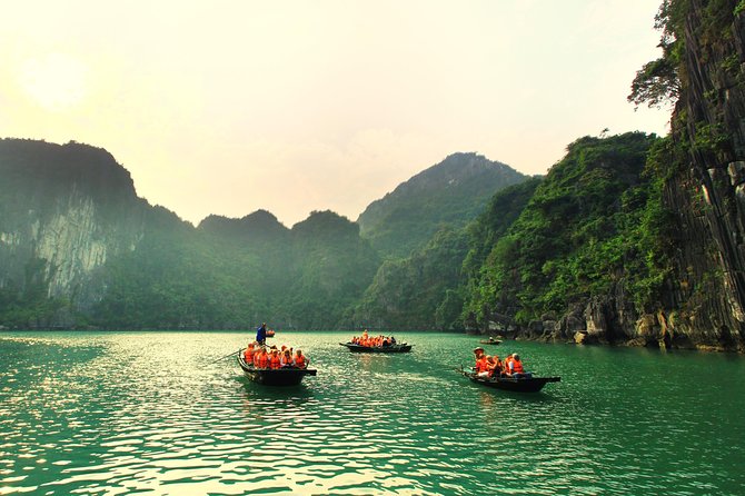Halong Bay 2D1N BEST CRUISES All-Inclusive: Transfer, Meals, Kayak, Cave, Island - Hanoi Pickup and the Road to Halong Bay