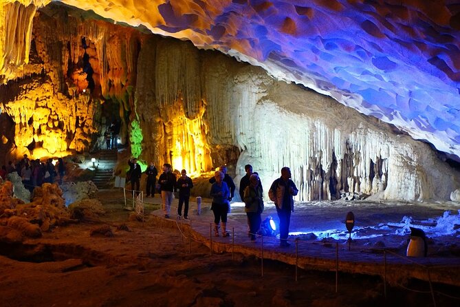 Halong Bay Day Tour 6Hour Deluxe Cruise Limousine Bus Small Group - TiTop (Titop) Island: Swim and Then Climb for the Views