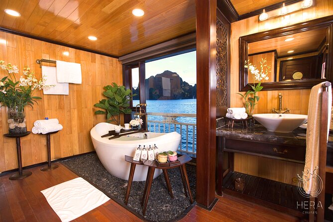 Halong Bay - Hera Cruise - All Inclusive Multi Days Tour - Day 1: caves, kayaking time, and Ti Top Island views