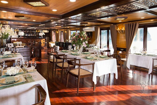 Halong Bay - Hera Cruise - All Inclusive Multi Days Tour - Day 2: Tai Chi at sunrise, buffet breakfast, and Luon Cave again