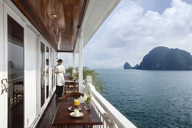 Halong Bay - Hera Luxury Day Cruise 7.5 Hours - The seafood buffet with lobster soup is a real highlight