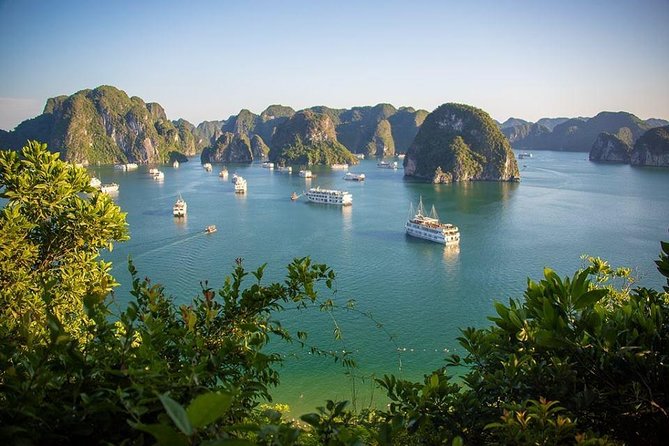 Halong Bay In Just One Day with Ti Top Island - Sung Sot Cave: the biggest grotto stop and what crowds feel like