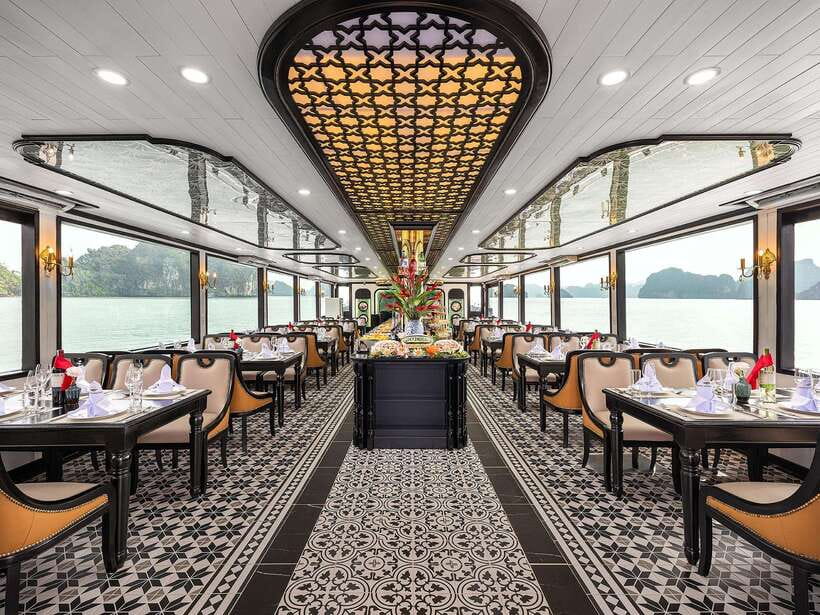 Halong Bay: Luxury Day Cruise with Buffet, Kayak, Swim - Buffet lunch onboard: more than just fuel