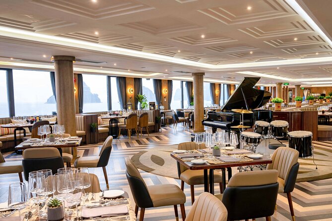Halong Bay Luxury Dinner Cruise - Ambassador - Entertainment on the 4th-floor sundeck: live band, DJ, dancers