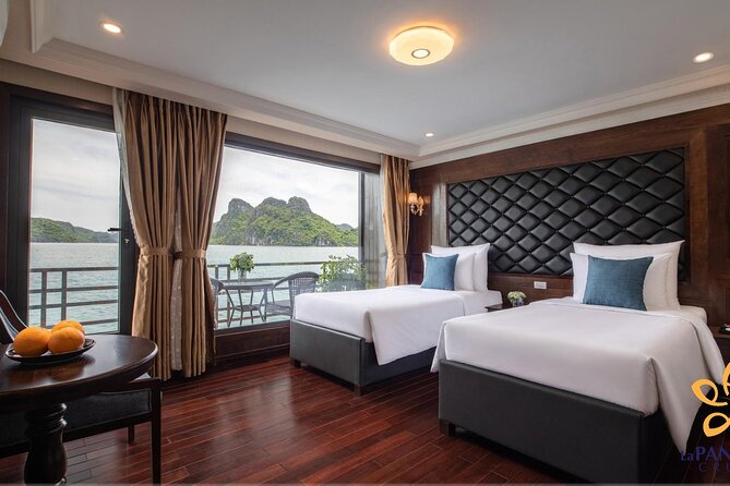 Halong Pandora 5 Star Cruise 2D1N-All Inclusive, cave, transfer - Inside the cabin: what five-star selling points look like in real life