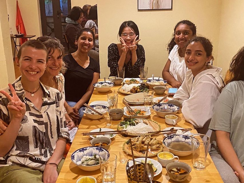 Hanoi: 5 Local Dishes Cooking Class with Meal & Market Visit - The Meal You Cook: Lunch or Dinner with Tea, Fruit, and Rice Whisky