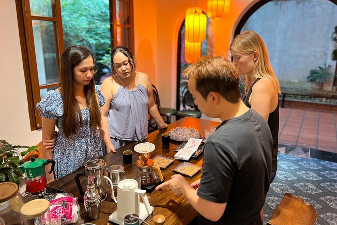 Hanoi Coffee Experience: 6 Brews, 9 Recipes & 3 Liquor Tastings - Your hands-on brewing stations (6 iconic Vietnamese coffees)