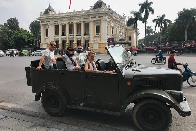 Hanoi Half-day with Food + Fun + Culture By Russian Jeep - French boulevards for photo stops, not museum marathons