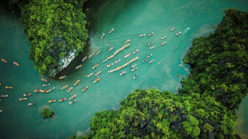 Hanoi: Ninh Binh- Hoa Lu - Trang An - Mua Cave - Best Seller - Trang An Sampan Caves: The Main Event