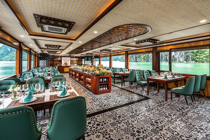 Hercules Grand Day Cruise Tour, Sung Sot Cave,Titop, Luon Cave - Sunset party on board: the included snack spread that changes the mood