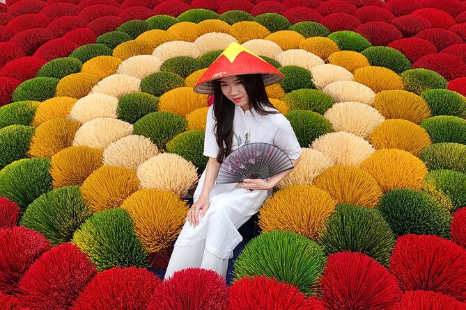 Incense Village, Conical Hat, Lacquer Art, SMALL GROUP From Hanoi - Hanoi Train Street drop-off: quick, useful, and not a full tour stop