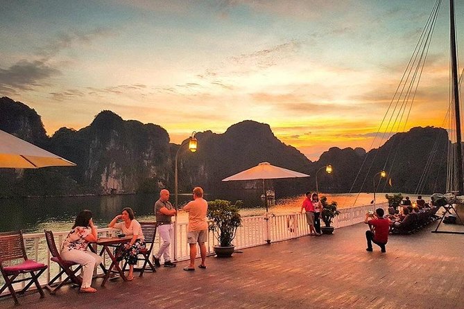 Indochina Sails Halong Bay - Cruising past the iconic islets: quiet views, less rushing