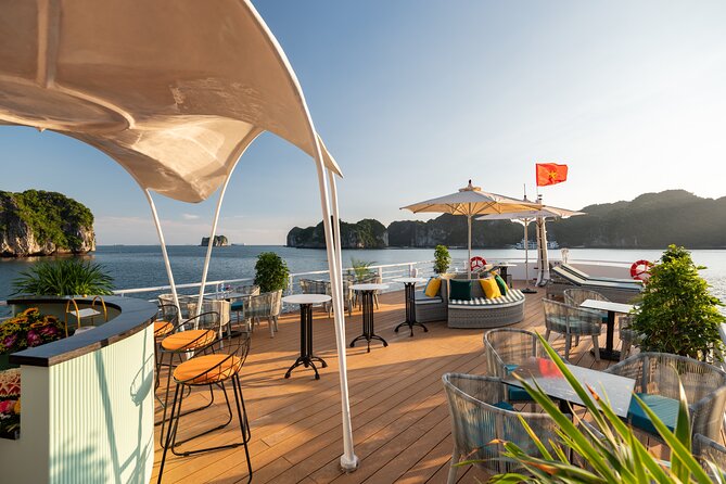 Lan Ha Bay full-day tour from Hanoi, Hai Phong - Serenity Cruises - Serenity Cruises: how the ship is designed for comfort and photos