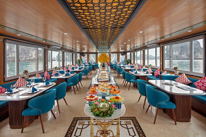 Sea Lion Luxury 5-Star Halong Day Cruise,Buffet Lunch,Shuttle Bus - Tuan Chau Harbor to Sung Sot Cave: The Most Iconic Step